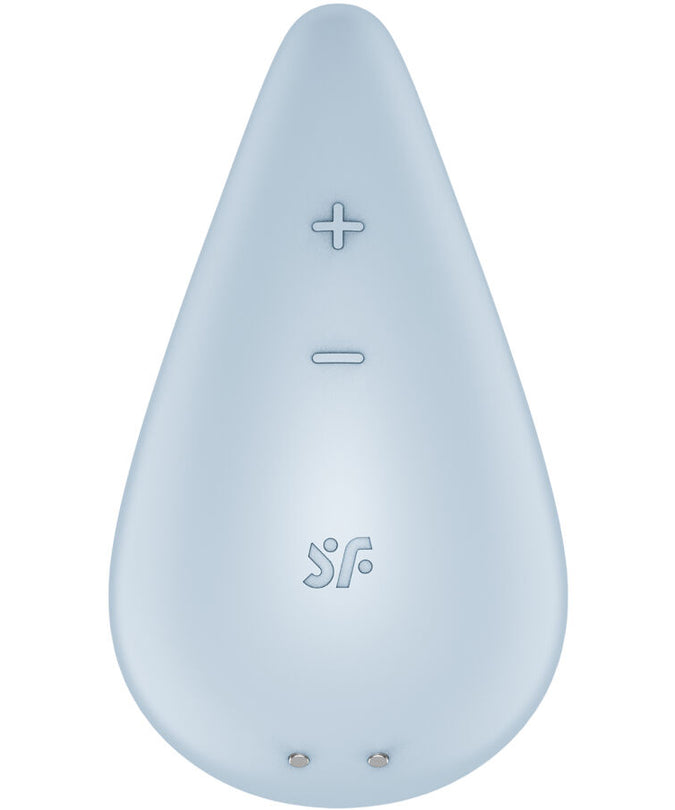 SATISFYER - DEW DROP VIBRATOR LAY-ON BLAUW