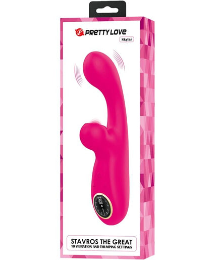 PRETTY LOVE - SKYLAR PINK STIMULATOR VIBRATOR