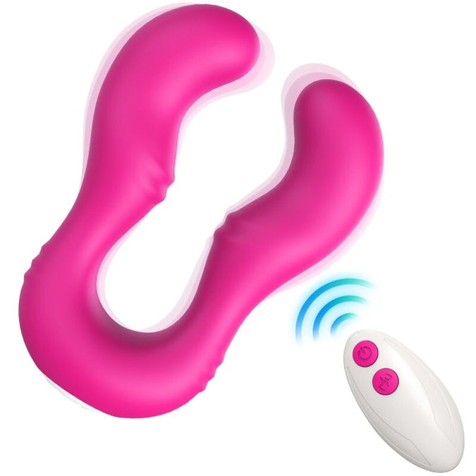ARMONY - SERAPH VIBRATOR DUBBELE AFSTANDSBEDIENING FUCHSIA