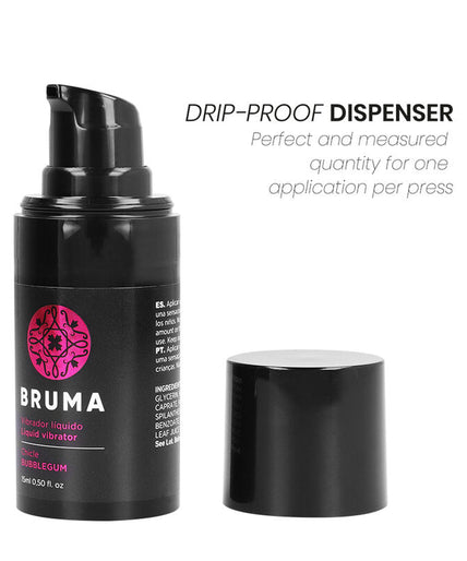 BRUMA - LIQUID VIBRATOR ULTRA SLIDING BUBBLEGUM 15 ML