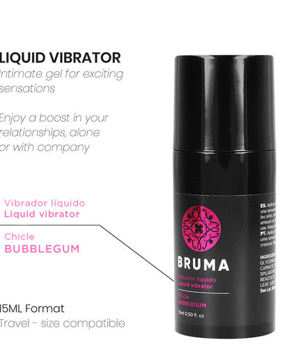 BRUMA - LIQUID VIBRATOR ULTRA GLIJDEND BUBBELGUM 15 ML