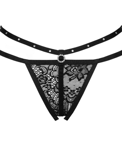 LIVCO CORSETTI FASHION - NOMADE STRING KRUISLOOS ZWART