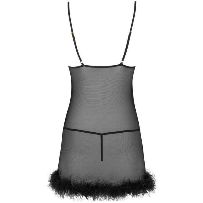 LIVCO CORSETTI FASHION - ZERUNAM SET BABYDOLL + ZWARTE STRING