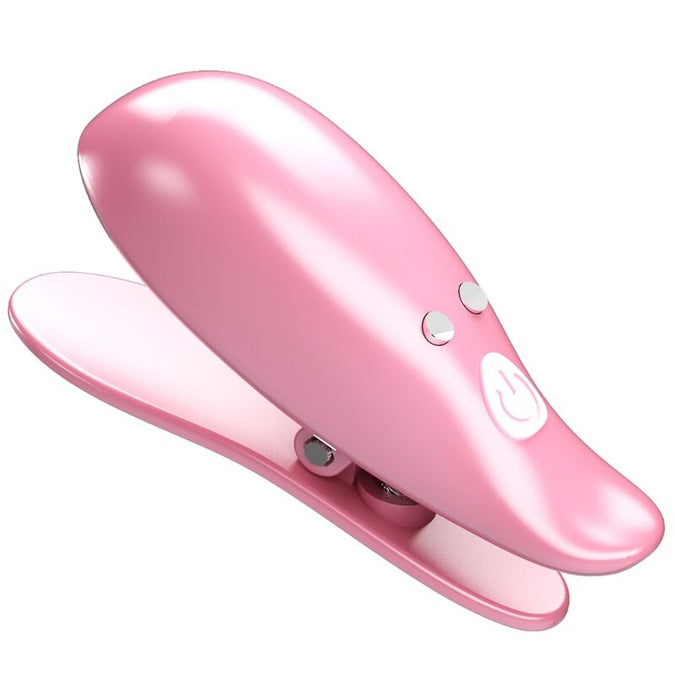 Pretty Love – Leaf Vibrerende Tepelklemmen Roze