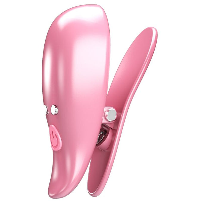 Pretty Love – Leaf Vibrerende Tepelklemmen Roze