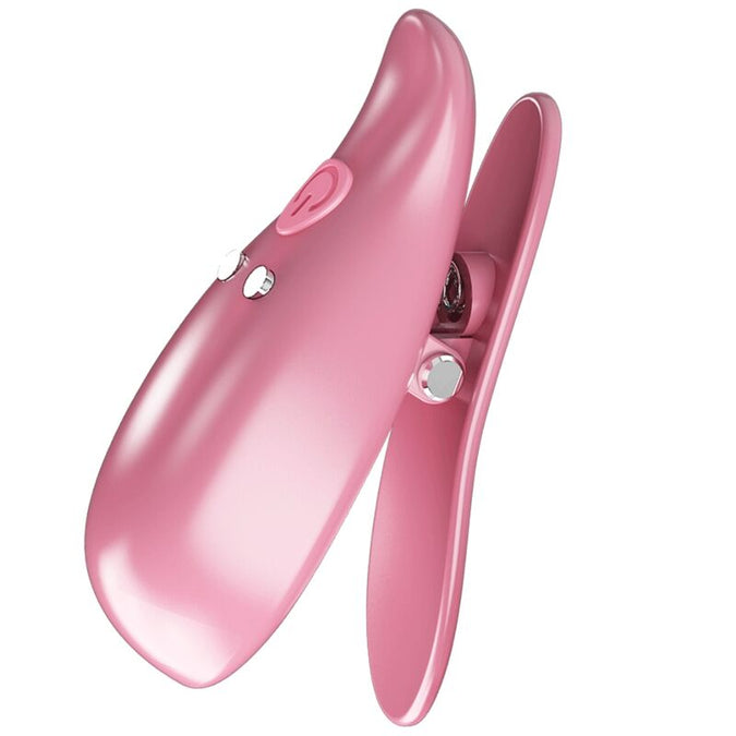 Pretty Love – Leaf Vibrerende Tepelklemmen Roze