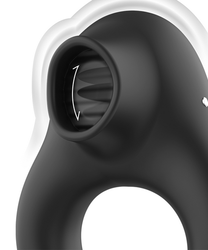 ARMONY - SILICONE VIBRATOR RING 3 MOTORS RECHARGEABLE BLACK - GOLD