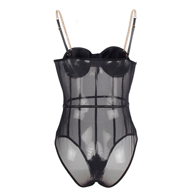 SUBBLIME - ZWARTE KETTING JARRETEL BODY S/M