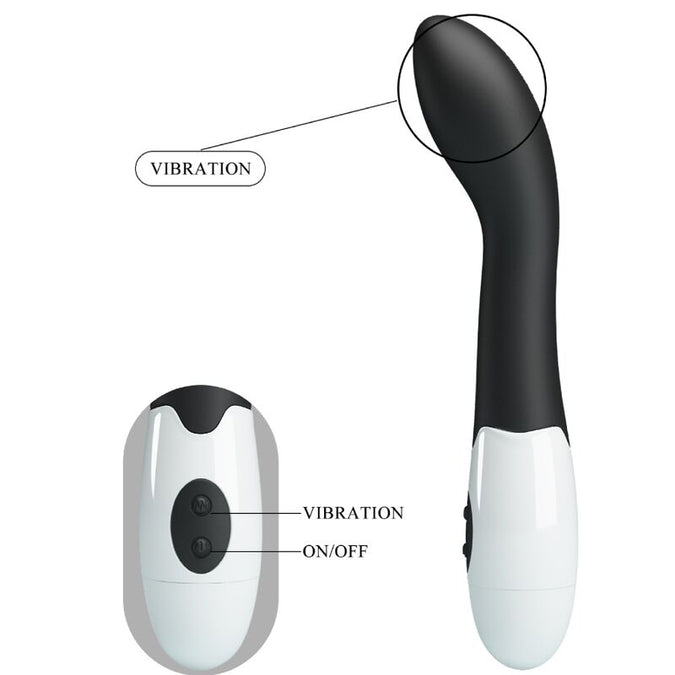Pretty Love – Bishop G – Spot Vibrator 30 Modes Black