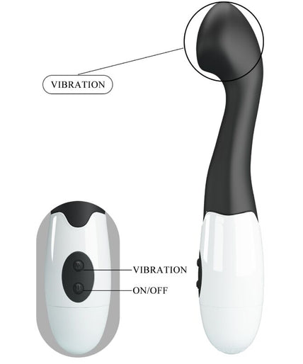 PRETTY LOVE - CHARLES G-SPOT VIBRATOR 30 STANDEN ZWART