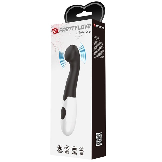 Pretty Love – Charles G – Spot Vibrator 30 Modi Zwart