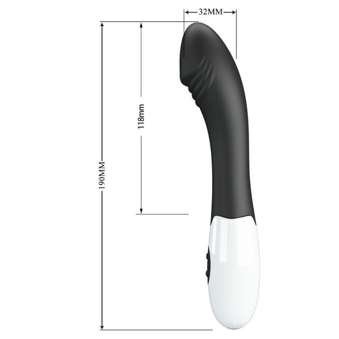 PRETTY LOVE - ELEMENTAL G-SPOT VIBRATOR 30 STANDEN ZWART