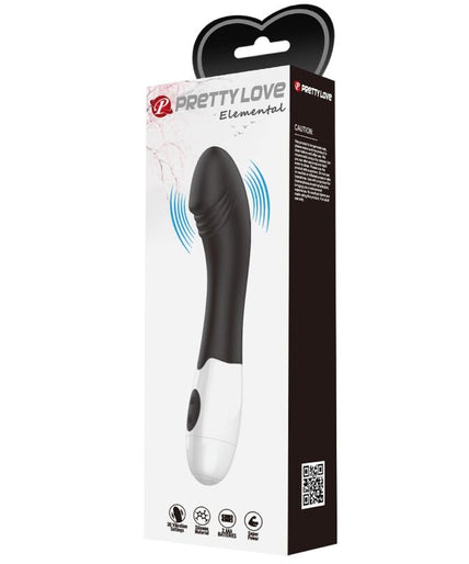 PRETTY LOVE - ELEMENTAL G-SPOT VIBRATOR 30 MODES BLACK