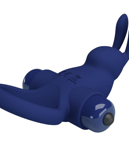 PRETTY LOVE - JIRO RABBIT RING WITH VIBRATION BLUE