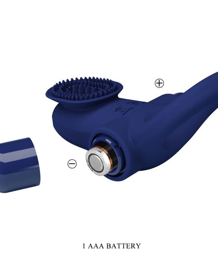 PRETTY LOVE - PALLE RING WITH VIBRATION BLUE