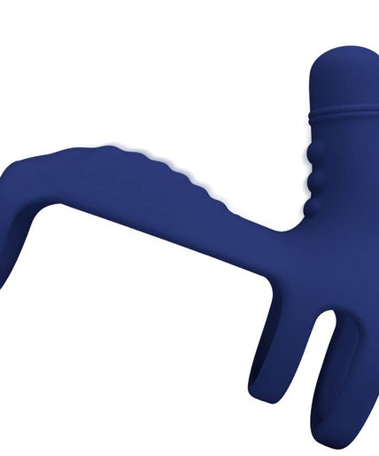 PRETTY LOVE - ELISH VIBRERENDE RING MET VERLENGSTUK BLAUW