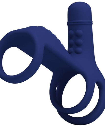 PRETTY LOVE - ELISH VIBRERENDE RING MET VERLENGSTUK BLAUW