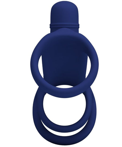 PRETTY LOVE - ELISH VIBRERENDE RING MET VERLENGSTUK BLAUW