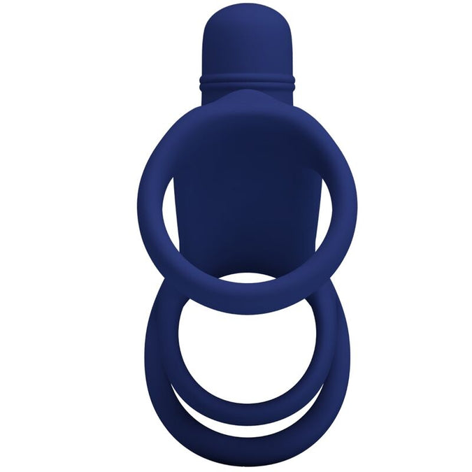 Pretty Love – Elish Vibrating Ring With Extension Blue