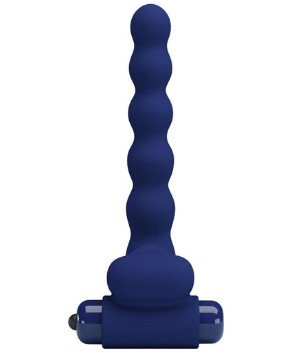 PRETTY LOVE - AJMAL VIBRATING RING WITH PLUG BLUE