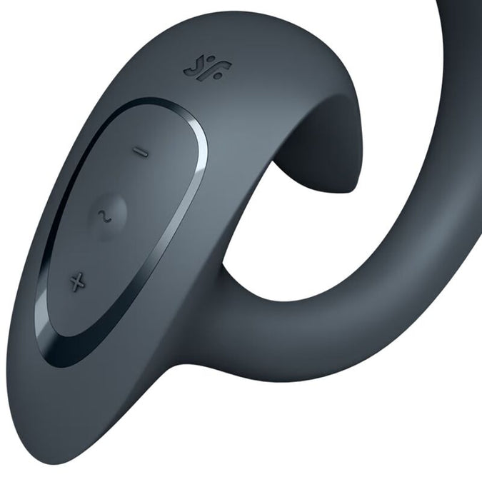 SATISFYER - G FOR GODDESS 1 RABBIT VIBRATOR DONKERGRIJS