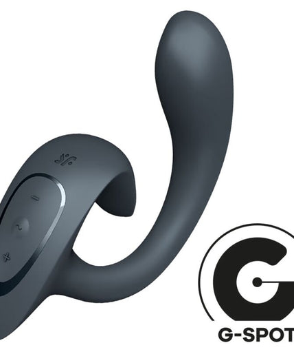 SATISFYER - G FOR GODDESS 1 RABBIT VIBRATOR DONKERGRIJS