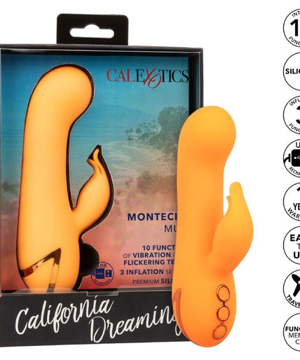 CALEXOTICS - MONTECITO MUSE VIBRATOR RABBIT ORANGE BY CALIFORNIA DREAMING