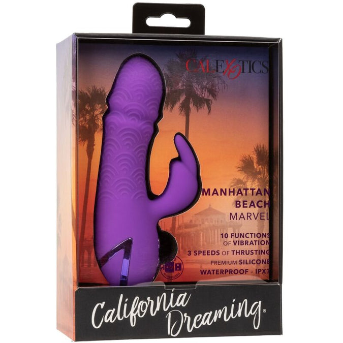 Calexotics – Manhattan Beach Marvel Vibrator Rabbit Purple By California Dreaming