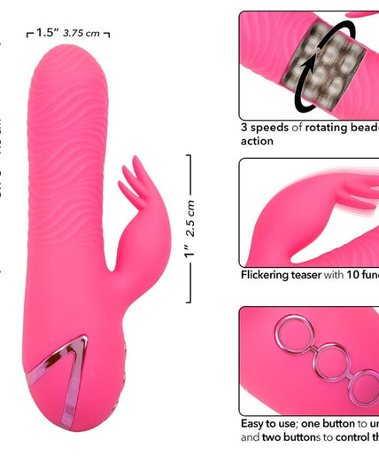 CALEXOTICS - SACRAMENTO SWEETIE VIBRATOR RABBIT PINK BY CALIFORNIA DREAMING