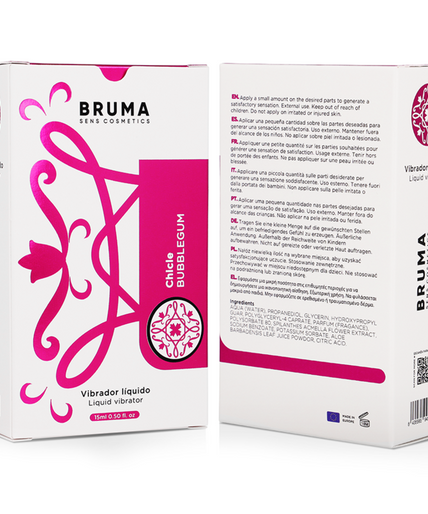BRUMA - LIQUID VIBRATOR ULTRA SLIDING BUBBLEGUM 15 ML