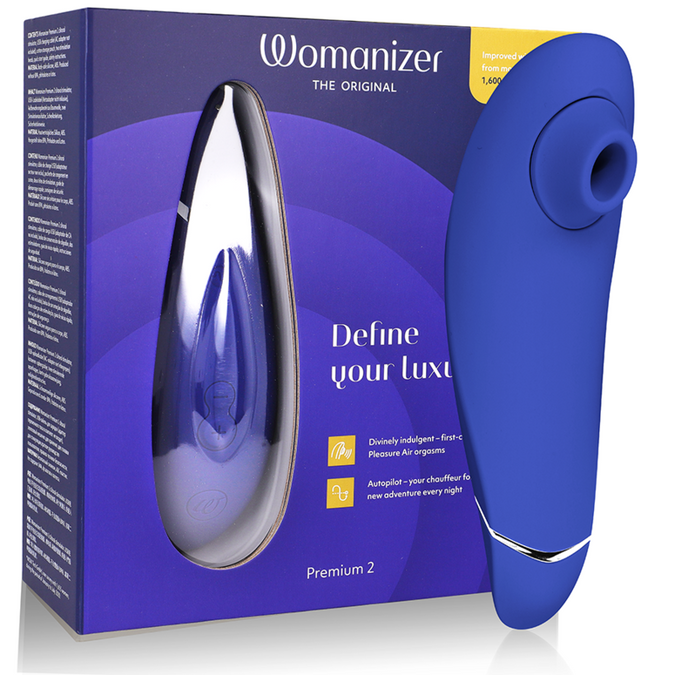 WOMANIZER - PREMIUM 2 CLITORALE STIMULATOR BLUEBERRY