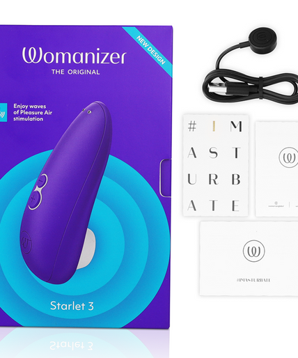 WOMANIZER - STARLET 3 CLITORAL STIMULATOR INDIGO