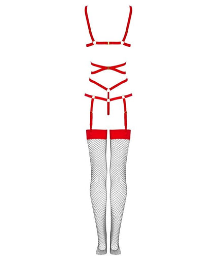 LIVCO CORSETTI FASHION - THIARA LC 20213 SET BODY + KOUSEN ROOD L/XL