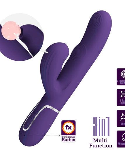 PRETTY LOVE - PERLITA G-SPOT VIBRATOR 3 IN 1 MULTIFUNCTIONEEL PAARS