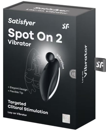 SATISFYER - SPOT ON 2 LAY-ON VIBRATOR BLACK