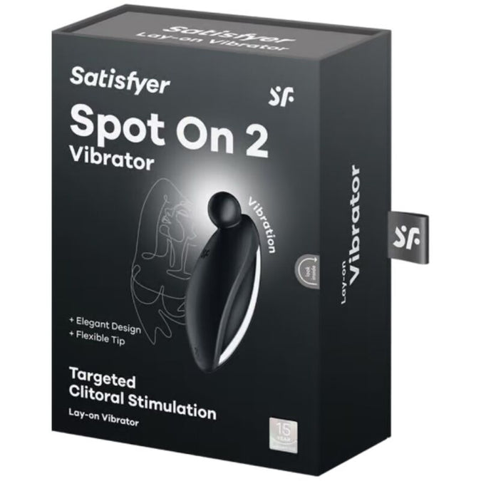 SATISFYER - SPOT ON 2 LAY-ON VIBRATOR ZWART