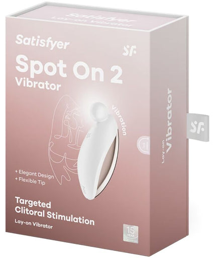 SATISFYER - SPOT ON 2 LAY-ON VIBRATOR WHITE