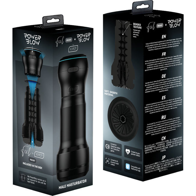 Kiiroo – Feel Pocket Male Masturbator + Power Blow