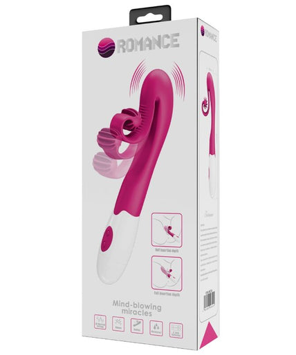 ROMANCE - ROZE VIBRATOR EN STIMULATOR 30 SNELHEDEN