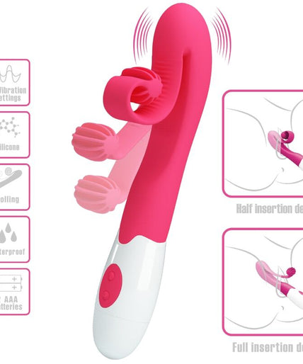 ROMANCE - ROZE VIBRATOR EN STIMULATOR 30 SNELHEDEN