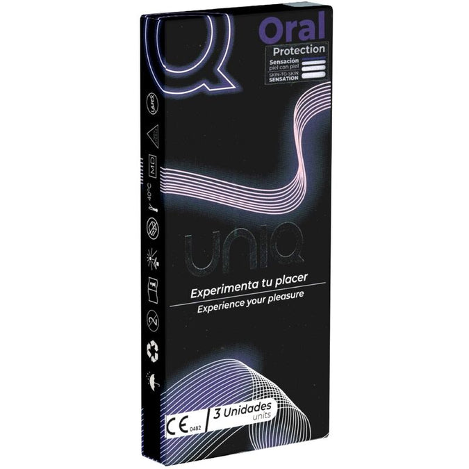 UNIQ - KLASSIEKE LATEXVRIJE CONDOMS 3 STUKS