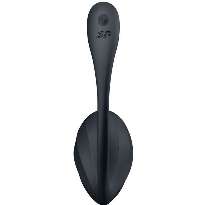 Satisfyer – Ribbed Petal G Point Stimulator Remote Control Black Free App