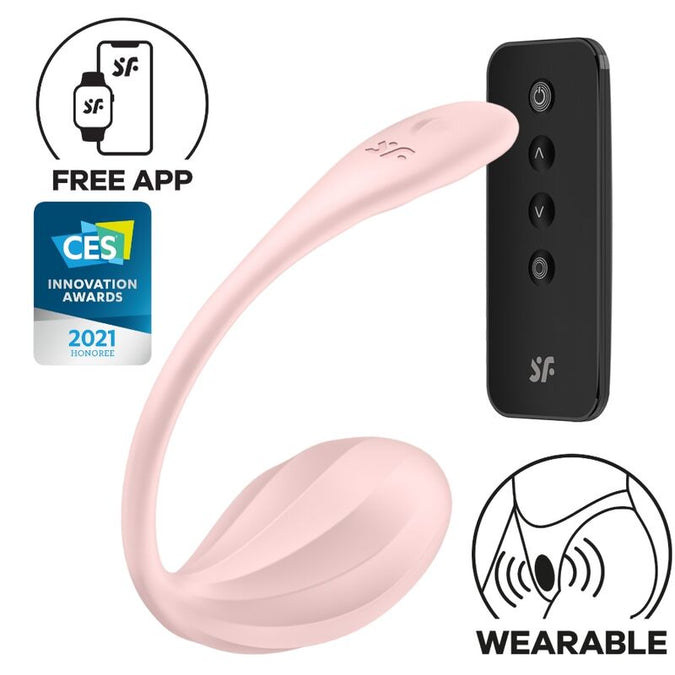 Satisfyer – Ribbed Petal G Point Remote Control Stimulator Rose Free App
