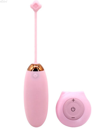 Armony – Kitty Fun Eivormige Vibrator met Afstandsbediening 10 Vibraties Roze