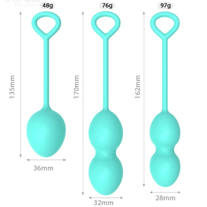 Armony – Anabiosis Vaginal Dumbbell 3 Levels Green
