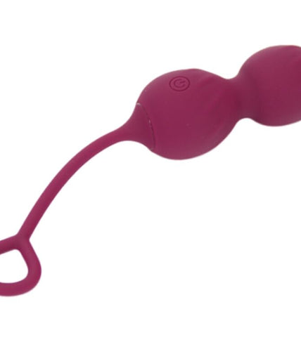 ARMONY - BLOSSOMS VAGINAL DUMBBELL VIBRATION REMOTE CONTROL 10 VIBRATIONS DARK RED