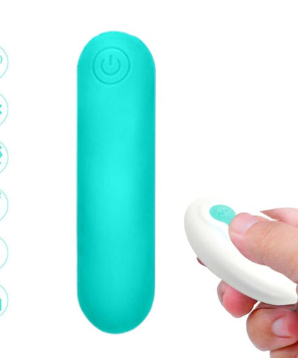 ARMONY - SPLASH JOLINE VIBRATOR BULLET SILICONE REMOTE CONTROL 10 VIBRATIONS 65 X 15 CM GREEN
