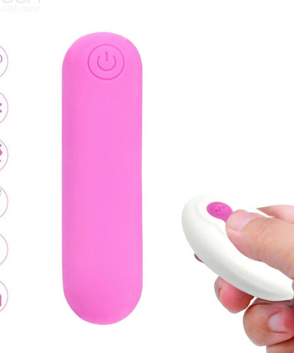 ARMONY - SPLASH JOLINE VIBRATOR BULLET SILICONE REMOTE CONTROL 10 VIBRATIONS 65 X 15 CM PINK
