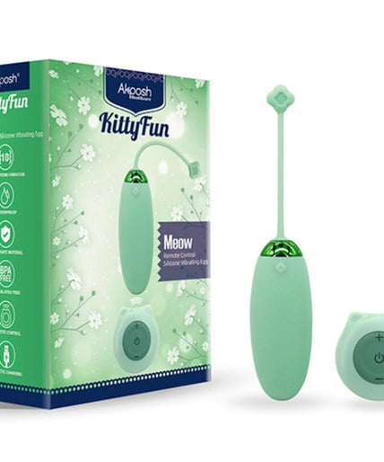 Armony – Kitty Fun Eivibrator Afstandsbediening 10 Vibraties Groen