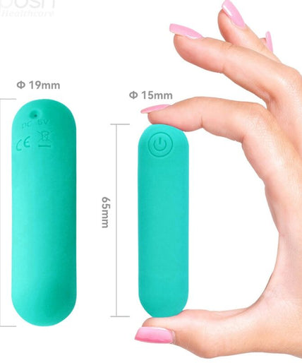 ARMONY - SPLASH HAHA VIBRATOR BULLET SILICONE 10 VIBRATIONS 75 X 19 CM GREEN